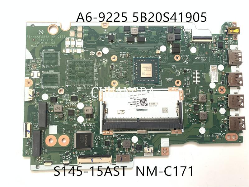 

Motherboards S145-15AST Laptop Motherboard NM-C171 CPU A6-9225 UMA FUR 5B20S41905 100%