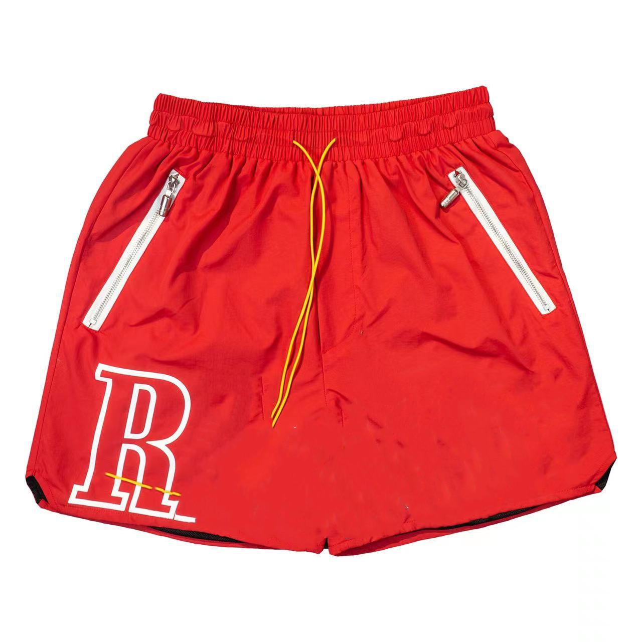 

Meichao RH limited rhude shorts summer new 3M reflective hip hop high street sports training beach pants, Orange