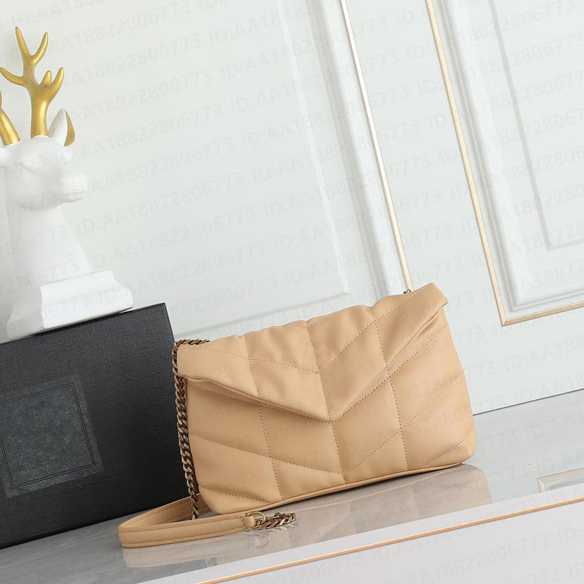 7A top quality LOULOU Puffer clutch Crossbody Designer Bags women handbags Classic genunie Shoulder Bag Luxury chain Handbag lambskin Purse Chain Br