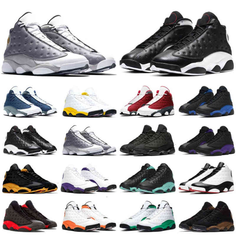 

Discount Jordns Jumpman J13 13s Men Women Basketball Shoes Obsidian University Gold Flint Hyper Royal Atmosphere Grey Starfish Playoffs Trainers Sport Chaussures, Chicago