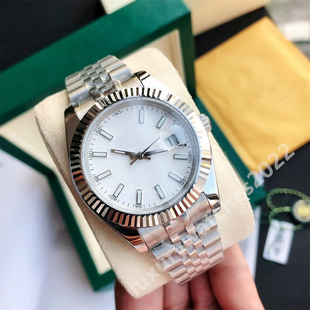 

2022 New Mens Watch ZR Facotry White Dial 41mm asia 2813 Automatic Movement Mechanical Stainless Steel Designer Jubilee Designer Wristwatches, Watch a