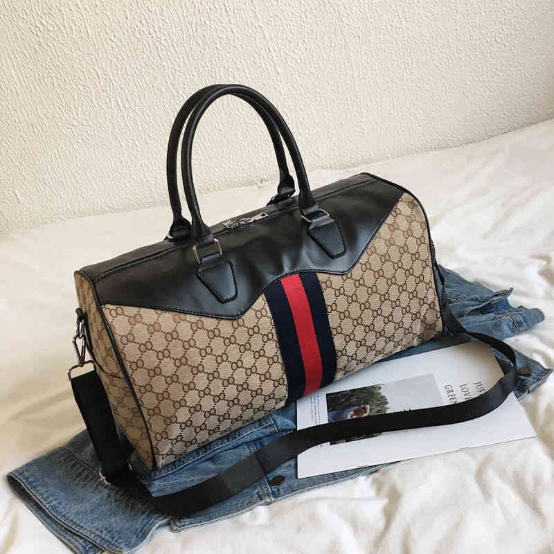 

Handbag Store on Autumn and Winter High-capacity Travel Sports Single Shoulder Short Distance Portable Travel bags, Width 48cm height 25cm thickness 21cm ha