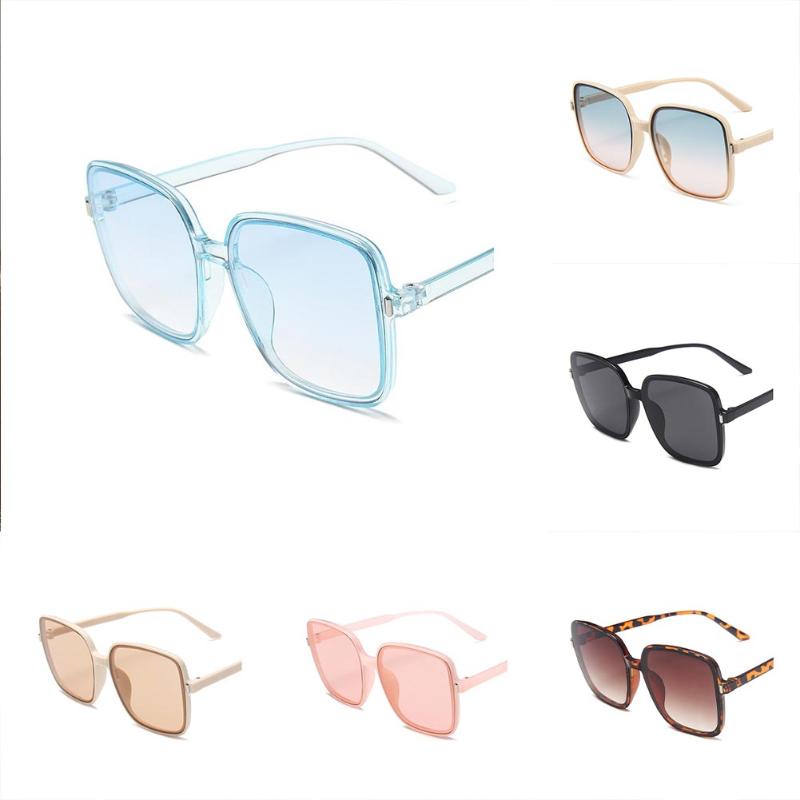 

Sunglasses Retro Square Woman Vintage Gradient Fashion Designer Female Clear Lens White 2022