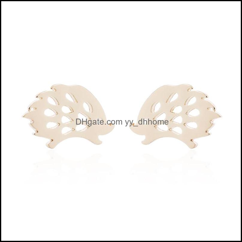 

Stud Earrings Jewelry Lovely Hedgehog For Girls Cute Fashion Animal Ear Stainless Steel Sier Earing Wholesale Drop Delivery 2021 Lnuds