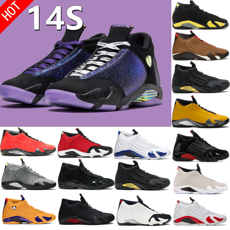 

New 14S Men Basketball Shoes 14 XIV Doernbecher Lipstick Winterized 18 18S Gym Red Hyper Royal Last Shot Candy Cane Black Toe Thunder Red Man Sport Trainer Sneakers, Box