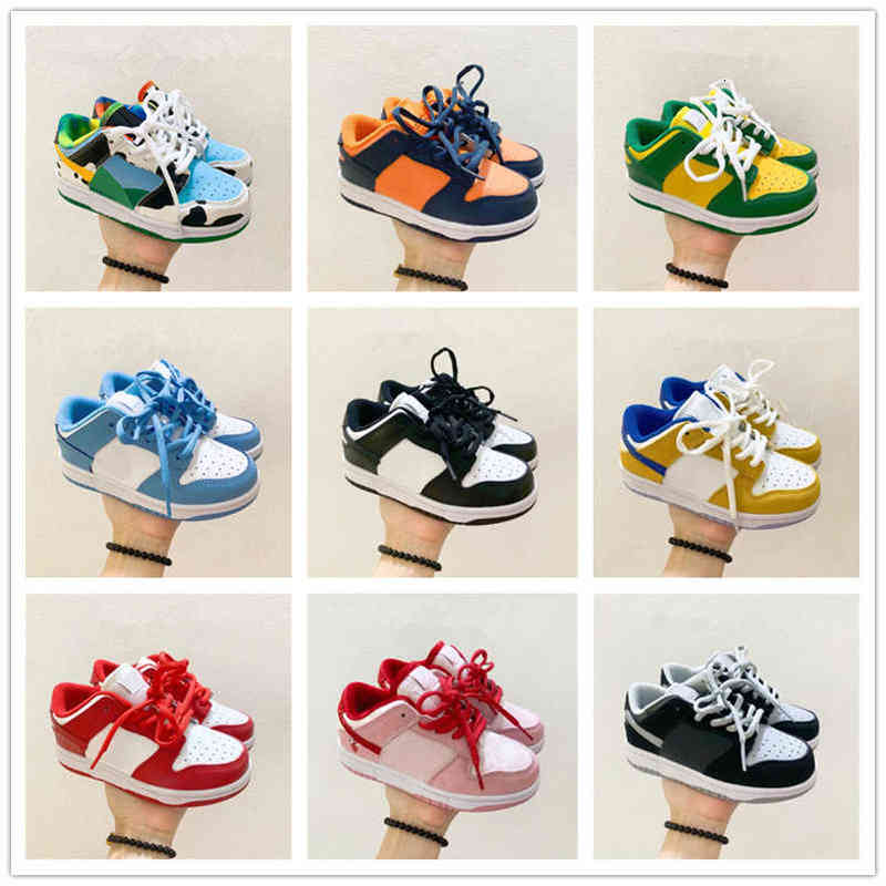 

2021 Kids Shoes ice Cream children kid boy girl youth Skate cut Low trainer sneaker Running Shoes sport skateboarding Sneakers, #8