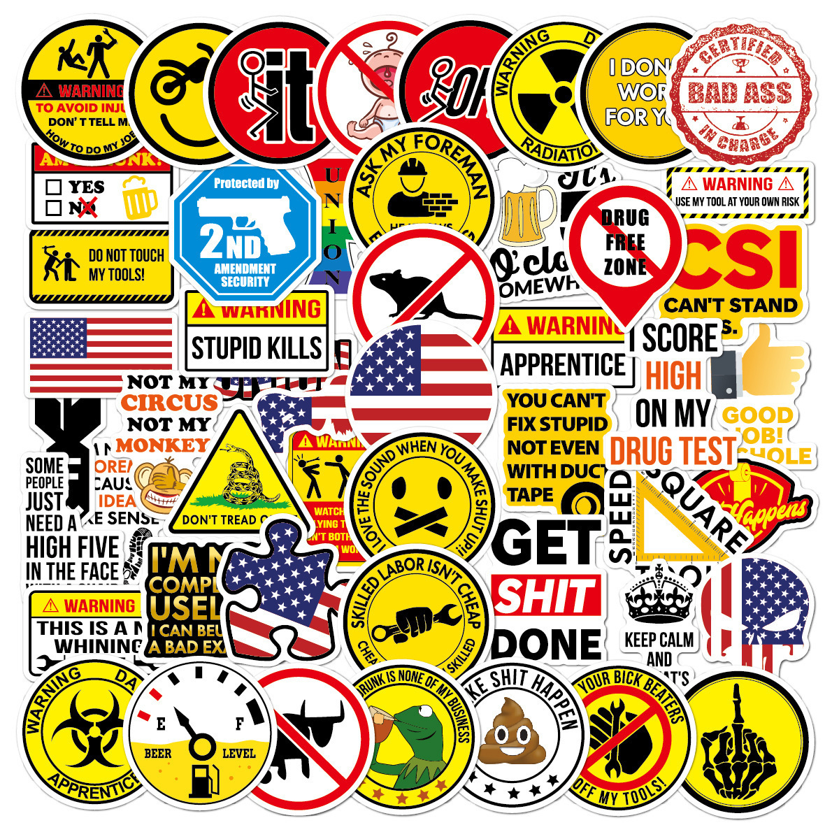 

50pcs Helmet stickers Pack For Skateboard Notebooks Motorcycles Bicycles Car Sticker Decals