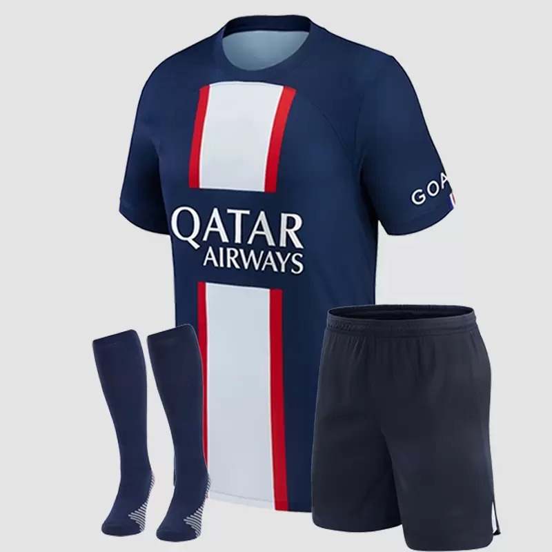 

2022 2023 soccer jerseys MBAPPE 7 HAKIMI SERGIO RAMOS WIJNALDUM 21 22 23 PSGs Maillots football shirt men kids kit set with socks uniform enfants maillot de foot