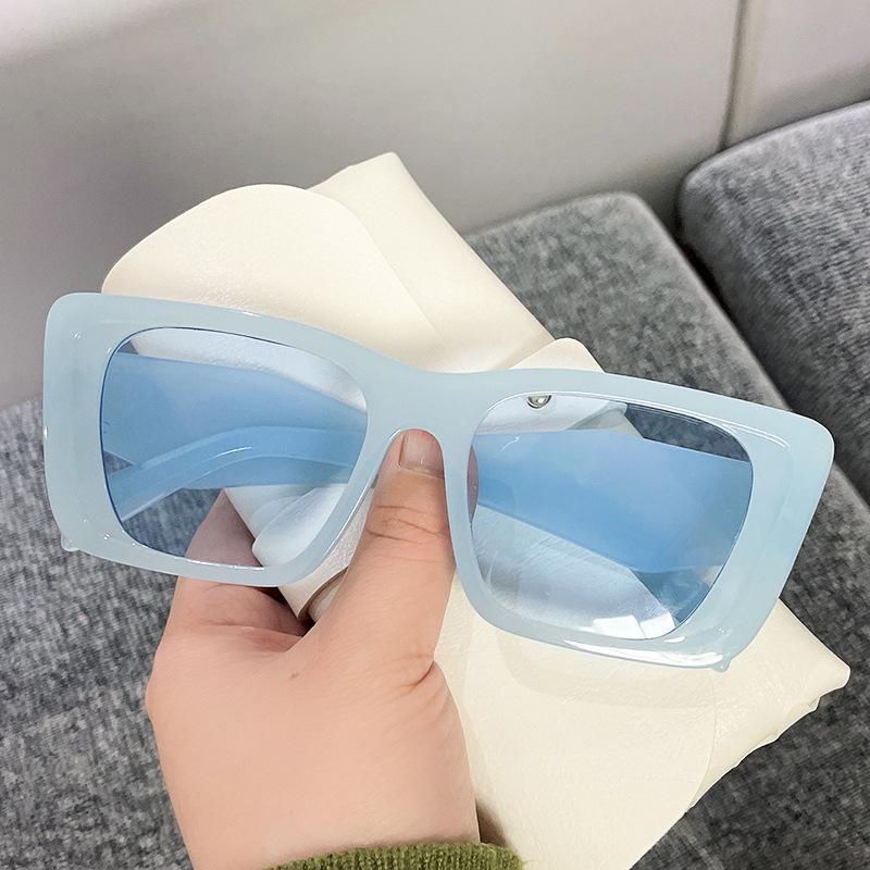 

Sunglasses HKNA 2022 Vintage Square Women Oversized Cateye Eyewear For Women/Men Brand Designer Glasses Gafas De Sol Mujer
