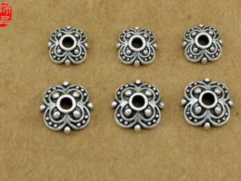 

Tibetan Silver the end beads Antique beads Loose Bead Spacer Beads Connectors for DIY Jewelry Making bracelet