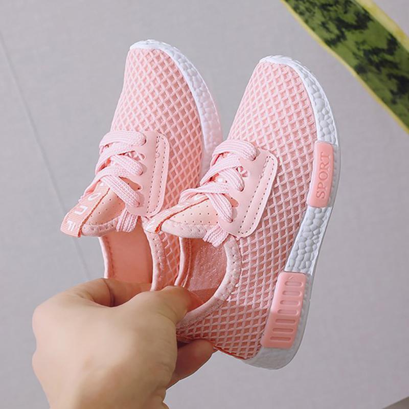 

Athletic & Outdoor Kid Running Sneakers Summer Children Sport Shoes Infantil Boy Basket Footwear Lightweight Breathable Girl Sneaker Casualt, Pink random style