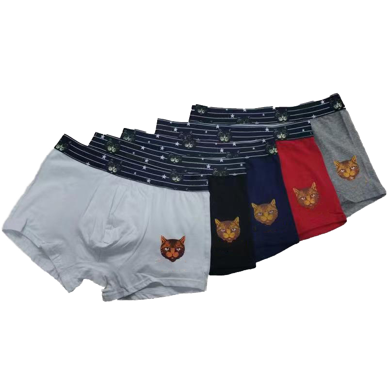 

Fashion mens underpants boxer underwear letter print under-pants everyday comfortable wear mixed or specific color 7 styles available, Style 3