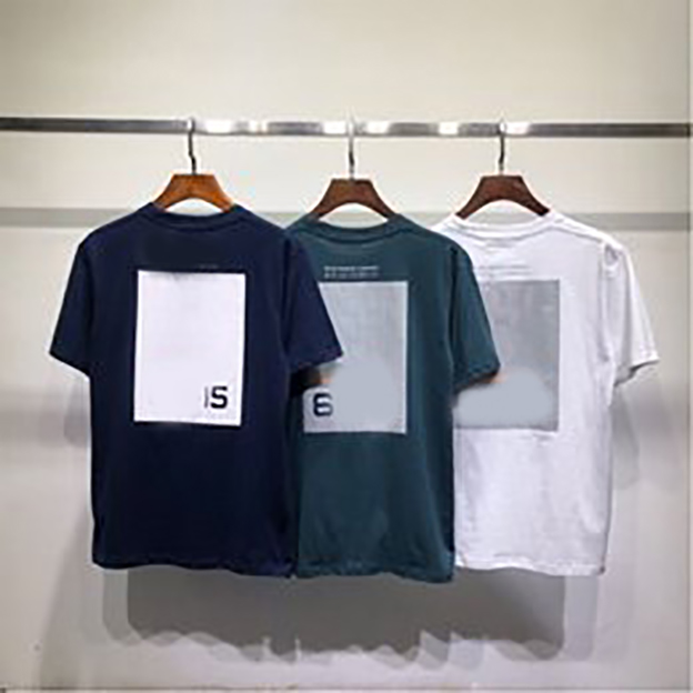 

2021 topstoney new logo printed island tees cp men shorts cotton tshirt stones male short sleeve oneck tops, White
