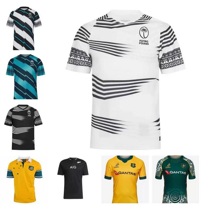 2021 2022 WALLABIES INDIGENOUS newZealand Australian New Rugby Zealand Fiji Kangaroos 21 22 all national team black shirt mens size S-3XL