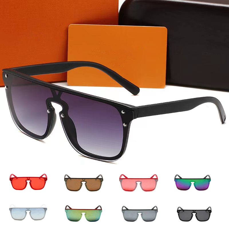 

2022 New Fashion Sunglass Luxury PC Frame Designer Men Women Classic Popular UV Protection Shading Pattern Lens Sunglasses With Box
