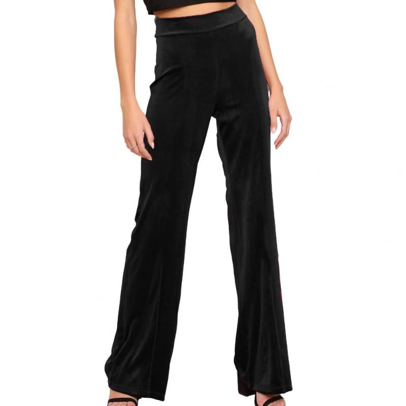 

Women's Pants & Capris Loose Casual Women Elastic Waist Polyester Comfortable Touch Autumn Ladies For Dating Wear Trousers, Blue