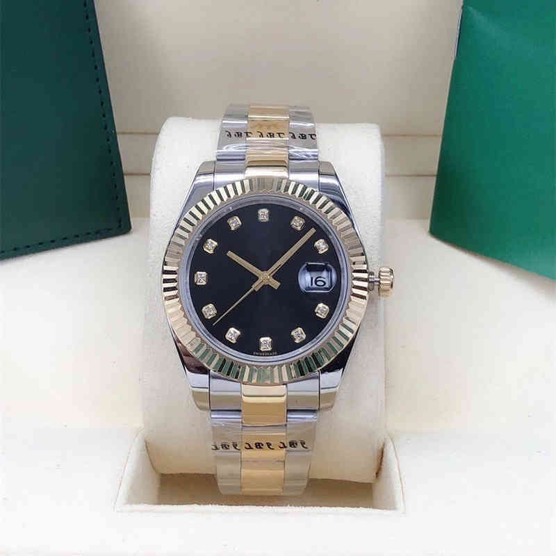 

uxury watch Date Gmt datejust 41mm men's automatic mechanical week display sapphire mirror waterproof function triangle pit pattern outer ringVD66, Original box