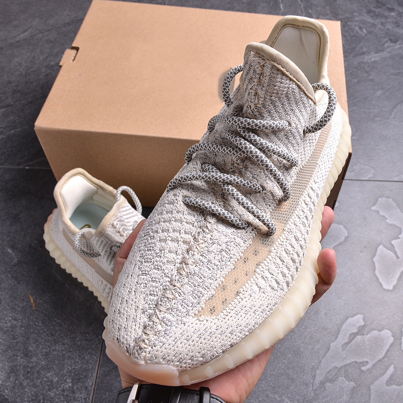 

Top Quality Running Shoes White Speckled Aqua Tones Mexico City Metallic Men Women Outdoor Trainers Sports Sneakers Yeezies With Half Size 36-48