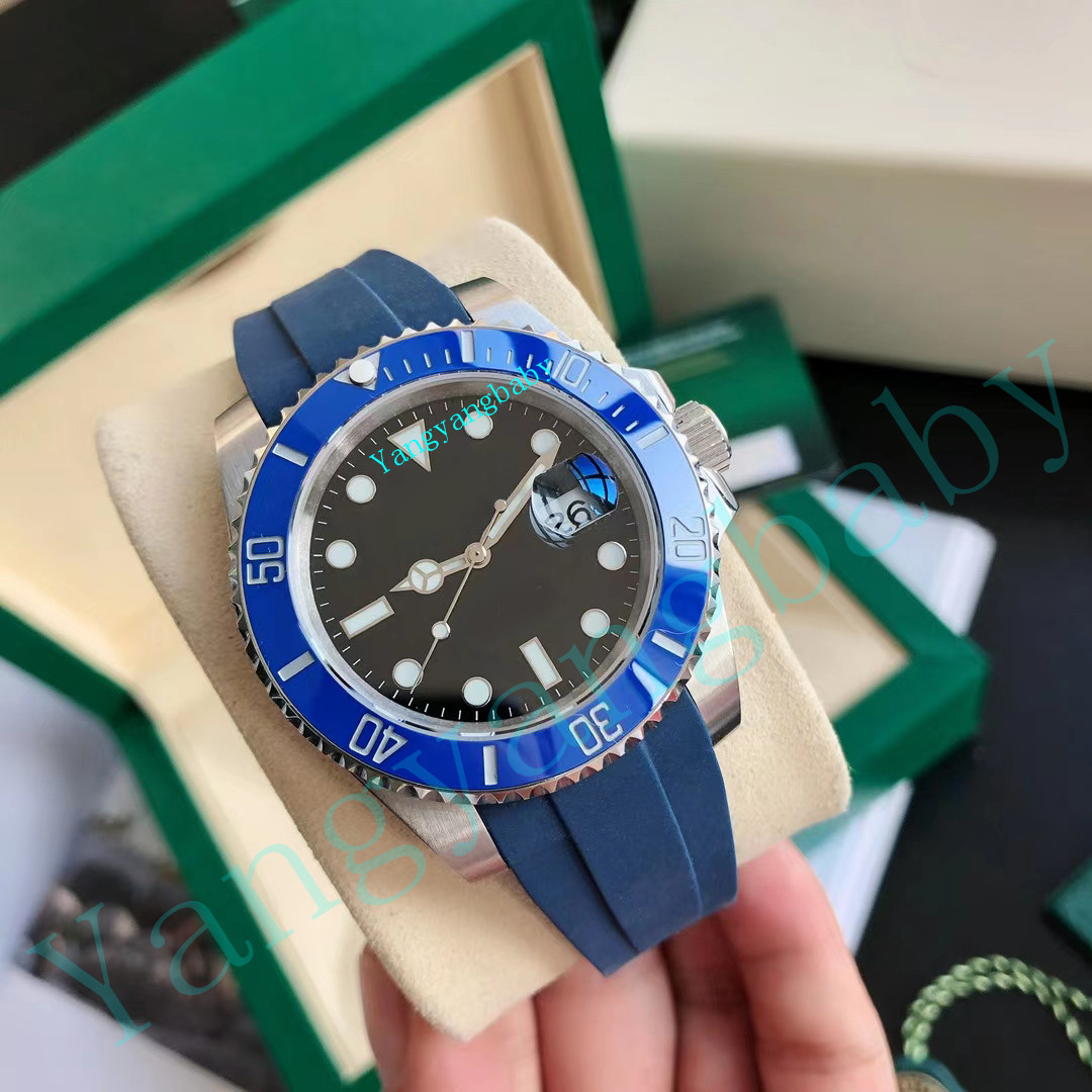 

Fashion waterproof watches A brand-new V5 BQ sapphire ceramics 41mm Date GREEN Ceramic Watch Japan Movement Mechanical Automatic men sport Rubber belt Wristwatch