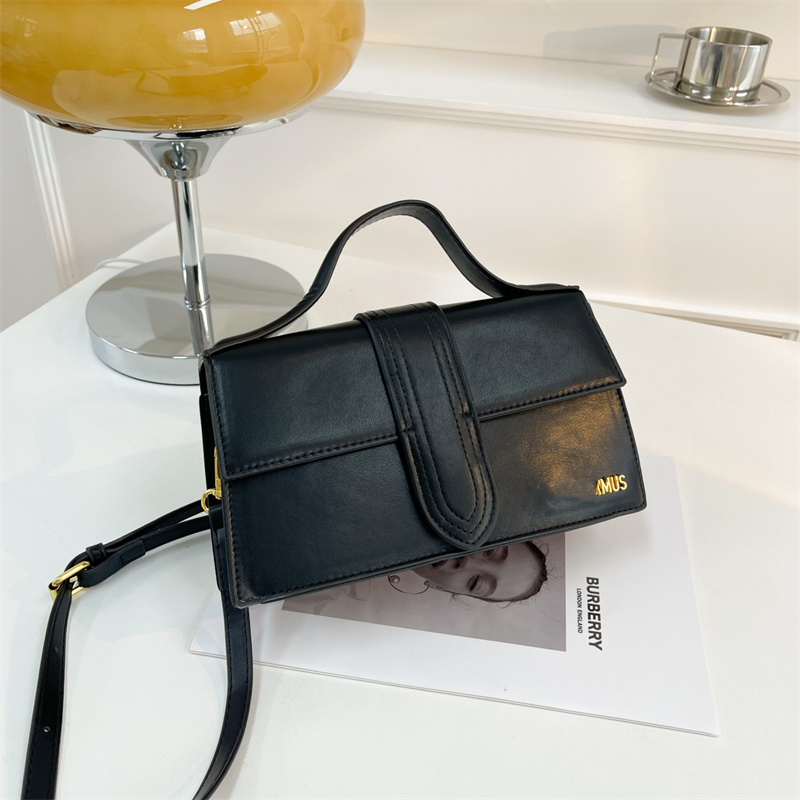 

France Sac De Luxe Femme Jacquems Designers Shoulder Bags Luxuries Women Crossbody Bag High Quality Plain Pattern Leather Small Satchels Fashion Brand Handbag, White