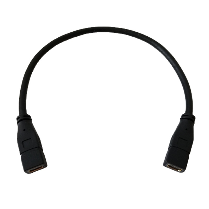 

Mini DP Display Port Female to Female Data Extension Cable 30cm Black for Video Transfer