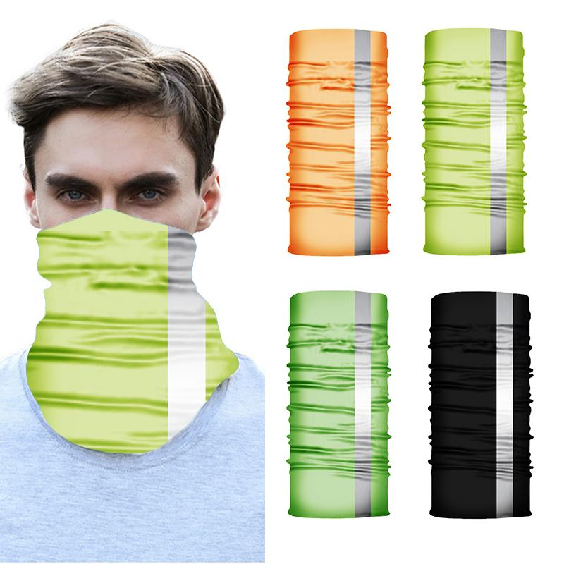 

Bandanas Men Women Reflective Magic Neck Gaiter Face Shield Tube Warmer Outdoor Cycling Camping Ski Fishing Bandana Headband Scarf