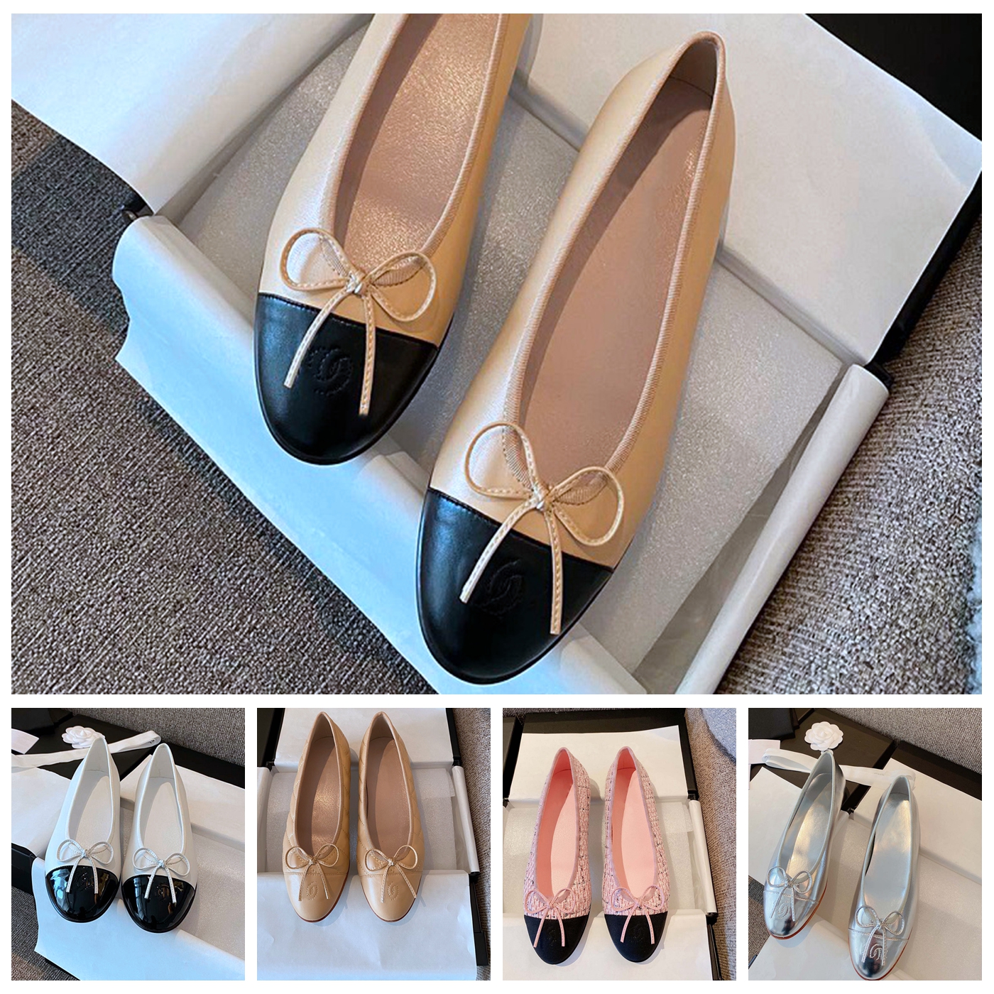 

Casual Shoes Designer Sneakers Luxury Sneaker C Brand Woman Designer Trainer Genuine Leather Ace Slipper Sandal Slide bagshoe1978 04, Box