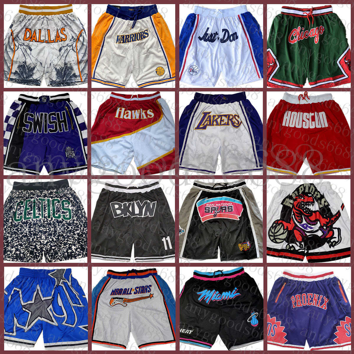 Atlantas Hawk JUST DON Indiana Orange Pacer Basketball Shorts Phoenixs Sun Mitchell & Ness Portlands Black Trail White Blazer Sacramentos King 23
