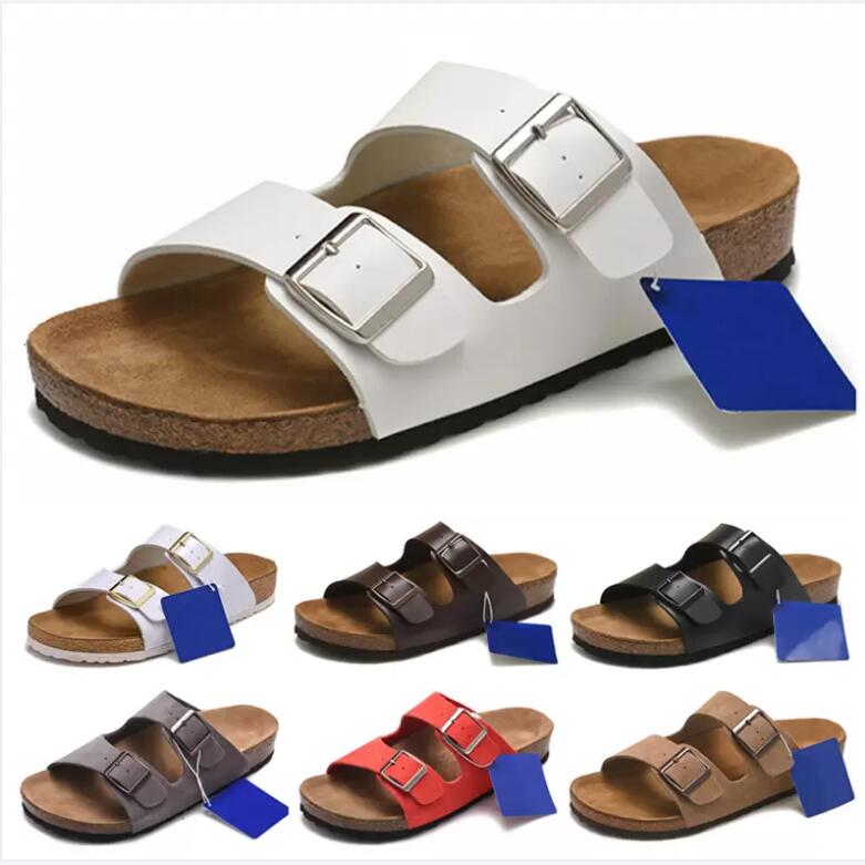 

2021 Birk Arizona Gizeh Hot sell summer Men Women flats sandals Cork slippers unisex casual shoes print mixed colors Size US3-15