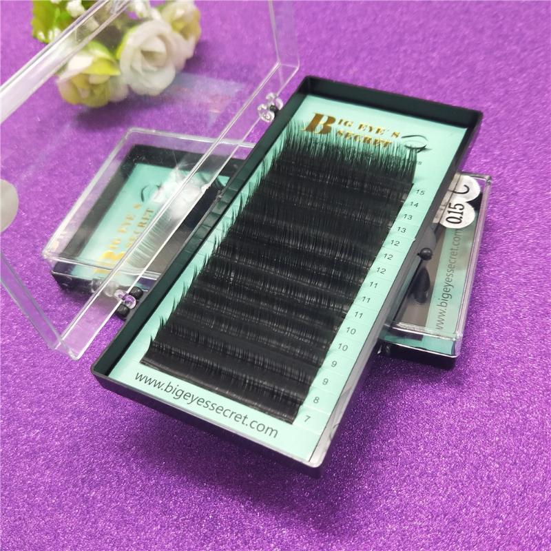 

False Eyelashes Promotions Price Soft Super Thin Multiple Lengths Inter Mixed Length On Each Line Individual Eyelash Extension