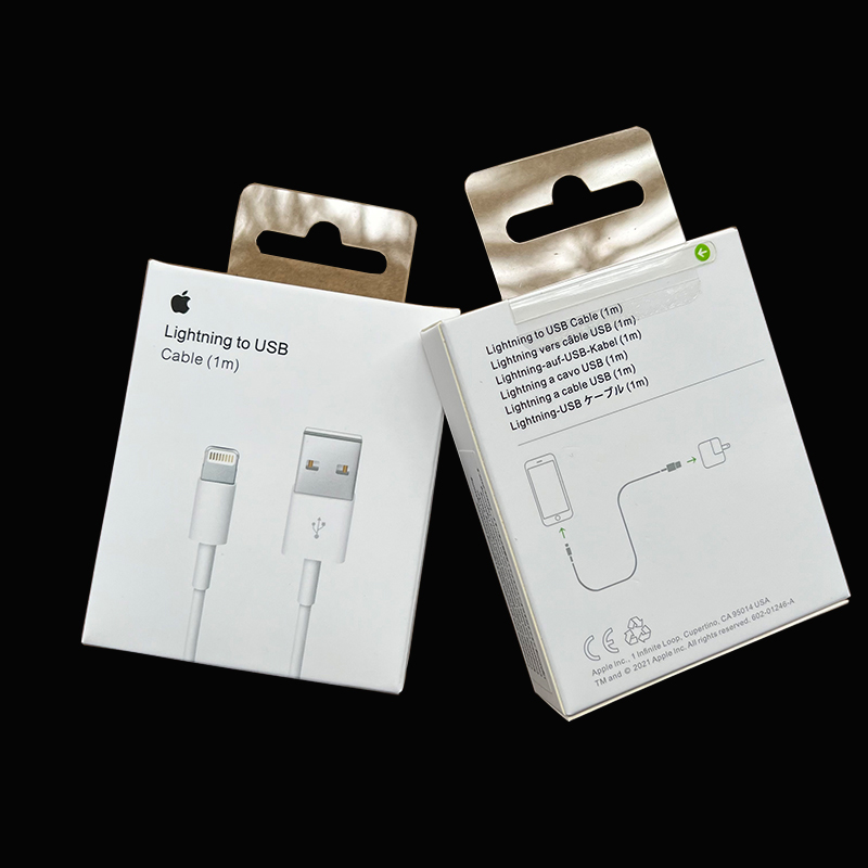 

7 generations Lightning Original OEM quality Cables for iPhone 7 8 xs max USB Data Sync Charge Cable With Package box, Iphone cable