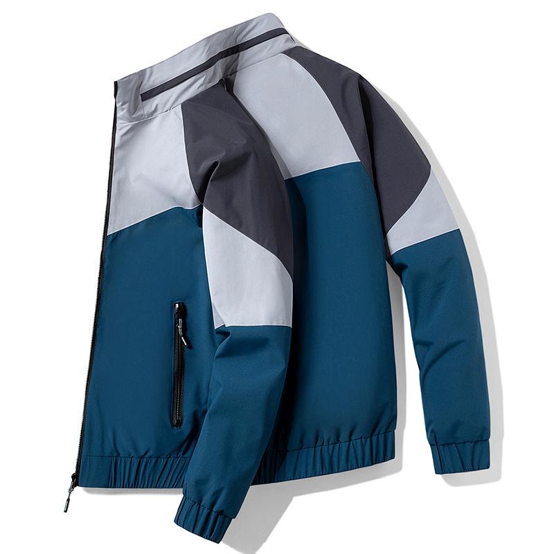 

Men's Jackets Spring Men's Jacket Casual Baseball Sports Male Zipper Coats Fashion Leisure Cargo Outerwear 5XL Plus Size Man ClothesMen', Black