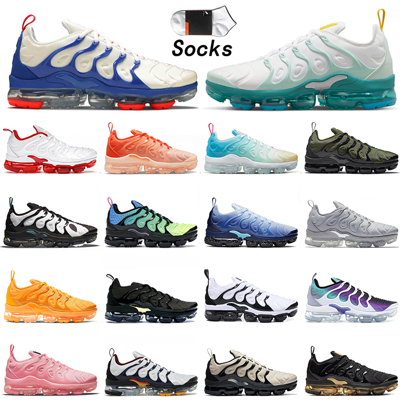 

Wholesale New Running Shoes Tn Plus Tuned Mens Women Sneakers Coconut Milk Hyper Royal Since 1972 Cherry Orange Gradients Griffey Cool Grey Sports Trainers Size US 13, C51 36-40 pink purple gradient