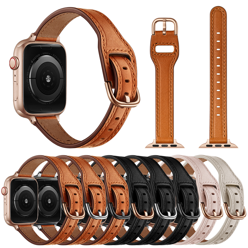 

Luxury Women Watch Band 38mm 40mm For Apple iWatch Series 1 2 3 4 5 6 7 8 SE Smart Watch Straps Leather Watch Band Replacement Accessories