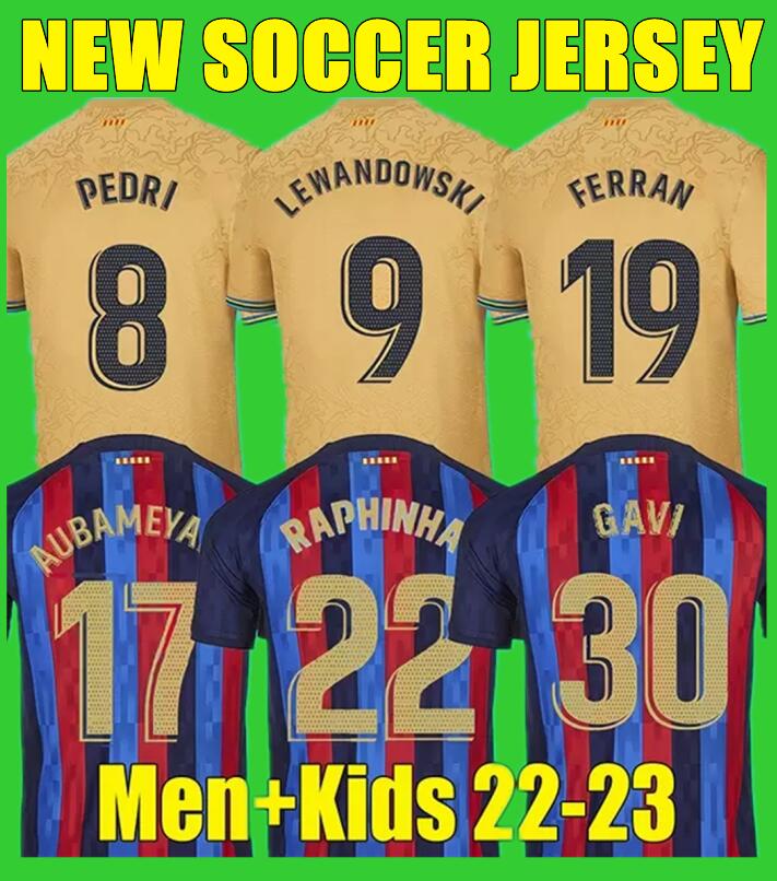 

22 23 PEDRI LEWANDOWSKI barcelona soccer jersey GAVI camiseta de futbol FERRAN 2022 2023 FC ANSU FATI RAPHINGA DEST football shirt men barca kit kids equipments, Long sleeve s-xxl