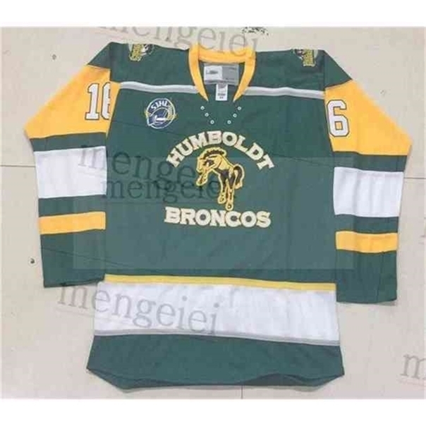 

C26 Nik1 2020 Humboldt Broncos Hockey Jersey Embroidery Stitched Customize any number and name Jerseys Hockey Jersey, Green