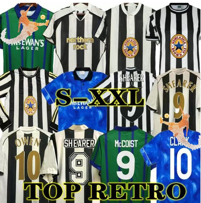 

SHEARER 97 98 99 05 06 Newcastle Retro SOCCER jerseys Vintage HAMANN PINAS 1984 95 1997 05 06 UNITED OWEN classic FOOTBALL SHIRTS 94 95 96