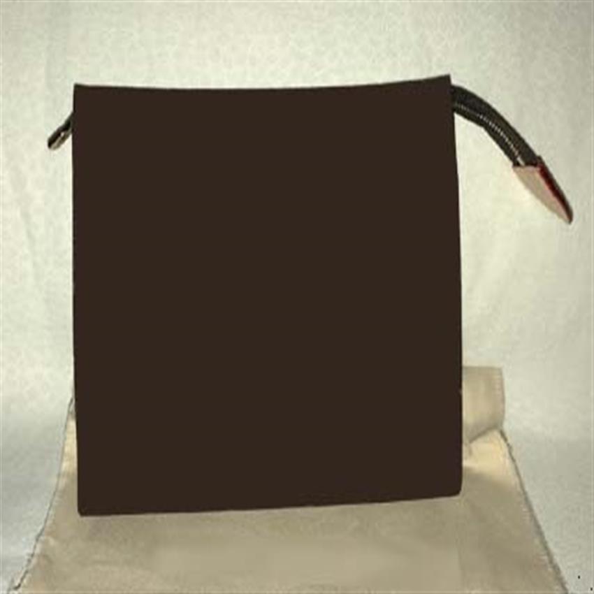 

Brown Flower Mo TOILETRY POUCH POCHE TOILETTE 26 M47542 or COTTON BAG NOT SOLD SEPARATELY Customer order282c