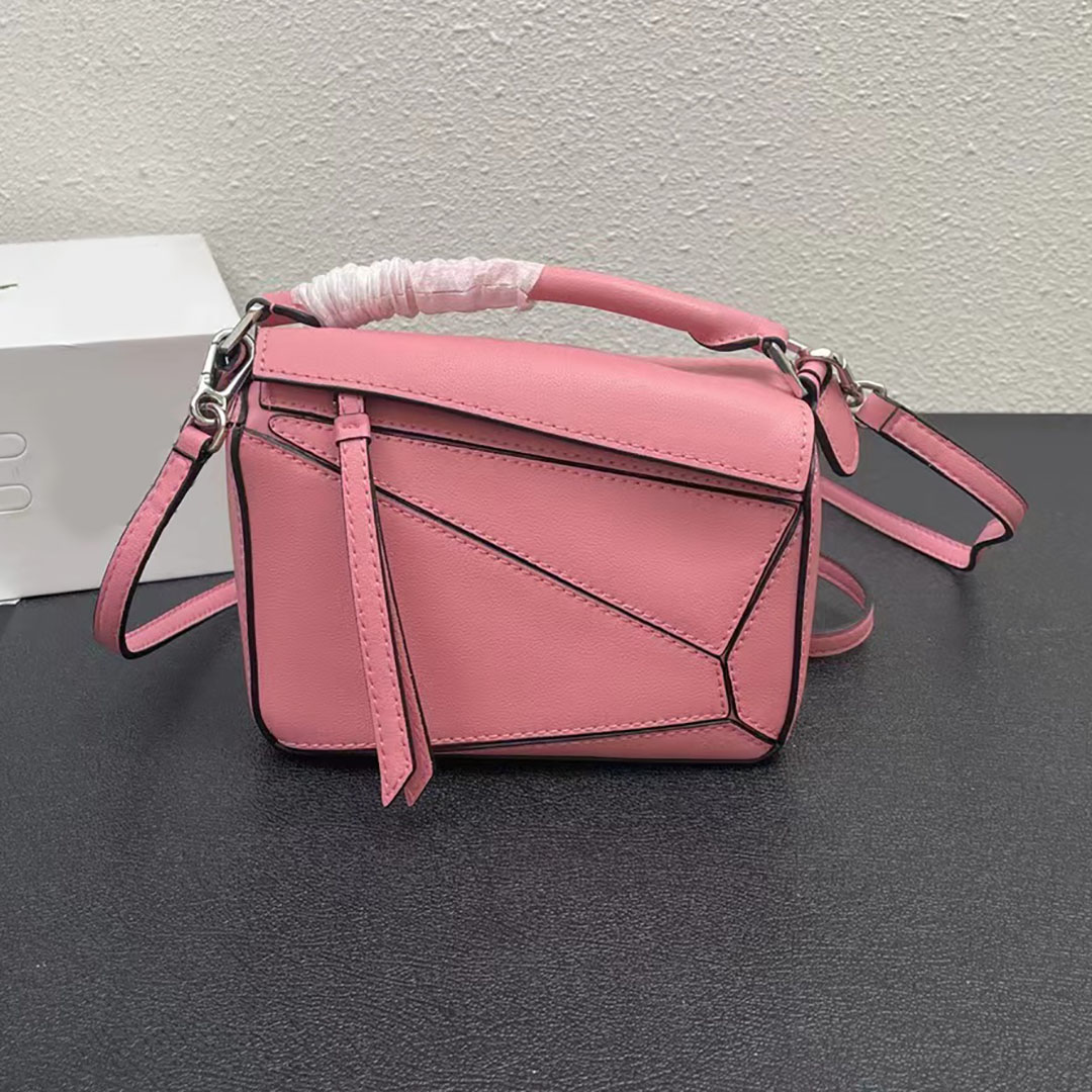 

Designer handbag top quality lychee grain mini ladies shoulder bag messenger bag puzzle womens handbags wallet