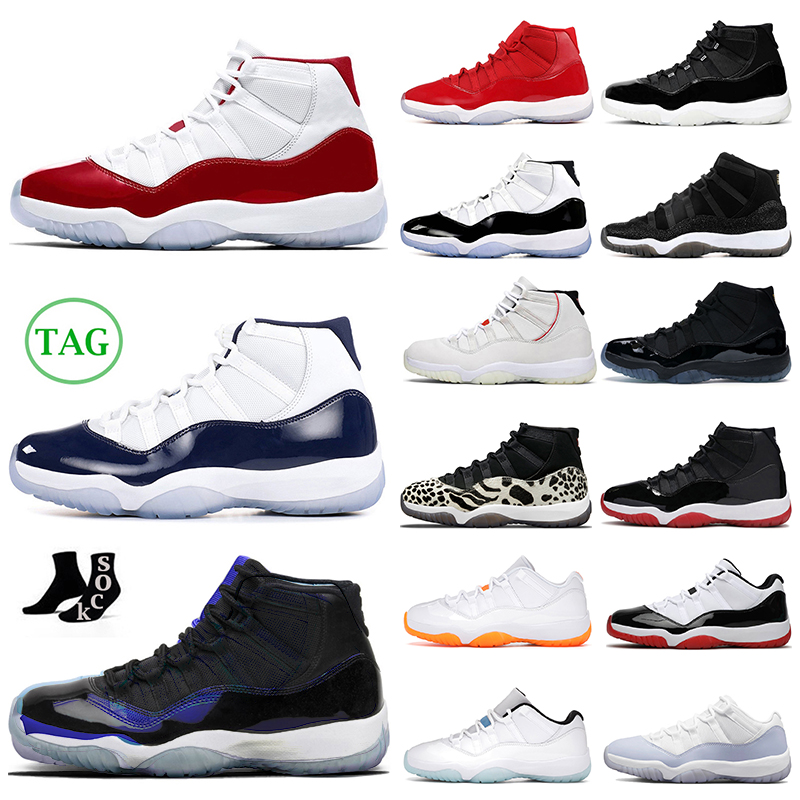 11s Jumpman Mens Basketball Chaussures 11 hommes Femmes Royal Blue Cherry Animal Instinct Bred Cool Grey Legend Blue High Trainers Sport Sneakers