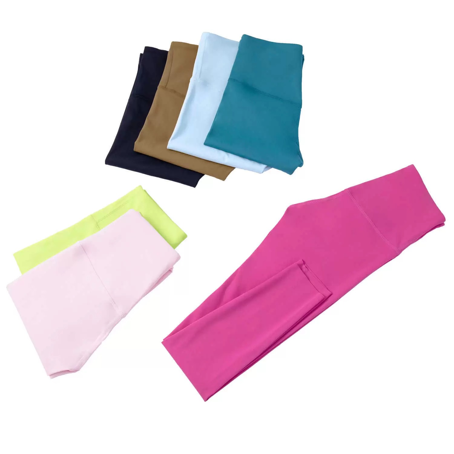 

22S LuLus New Women leggings Nude Yoga Pants Sports Wear Fitness Gym Clothes Leggings Nine Point High Waist Hip Lifting Running Tights, I need see other product