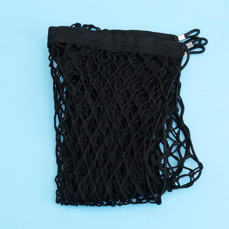 

Car Organizer Mesh Storage Net Trunk Cargo With 4 Hooks Auto Accessory - 110x50cm (Black)