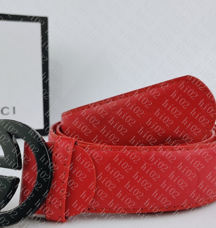

2022 Designer Belts Classic Smooth Buckle Luxury Leather Belt High Quality Gift Box Width 3.8cm, With box
