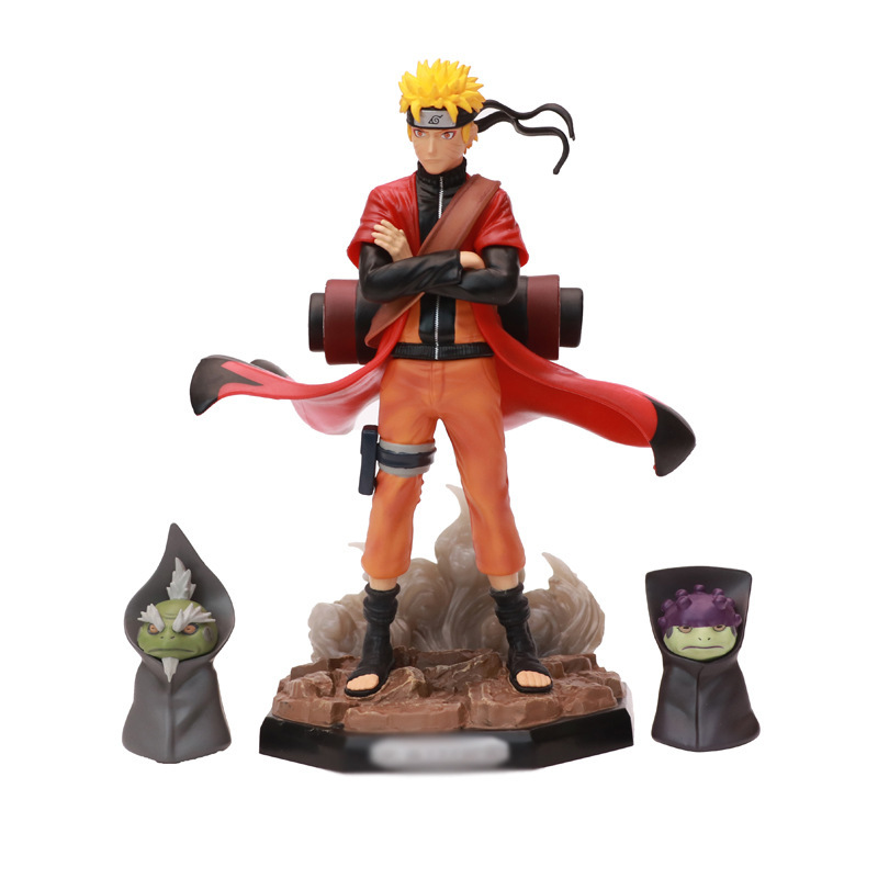 

action figures naruto LS GK Kai Uzumaki Naruto fairy mode toad figure model statue boxed two-dimensional model, Customize