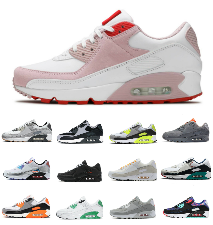 

90 Valentines Day Mens Running Shoes 90s OG Triple Black Sport Red Recraft Wolf Grey White Polka Dot Womens Griffey Swingman Recraft Total Orange Trainers Sneakers, Bubble package bag