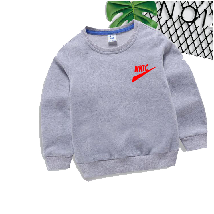 Fashion children Boy's 100% Cotton Hoodies Spring Autumn Girls Casual Sweatshirts kid's brand logo Hoodies Sweatshirt Tops-image-760001027