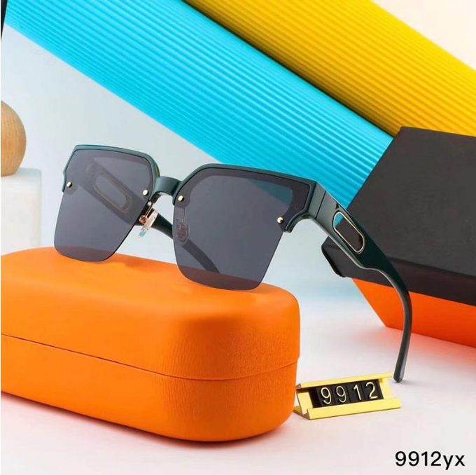 

2022 Brand design Sunglasses women men designer Good Quality Fashion metal Oversized sun glasses vintage female male UV400