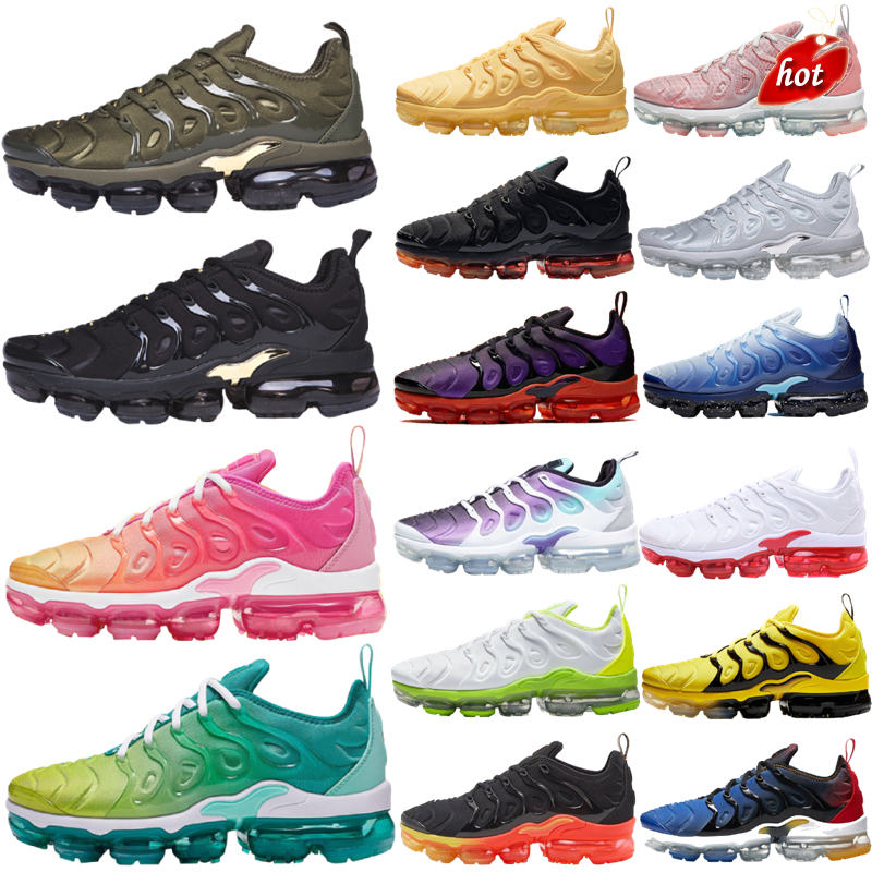

Tn Plus Running Shoes men women trainers Triple Black Red White Barely Volt USA Wolf Grey Aqua Silver Particle Hyper Blue mens sport outdoor, 37