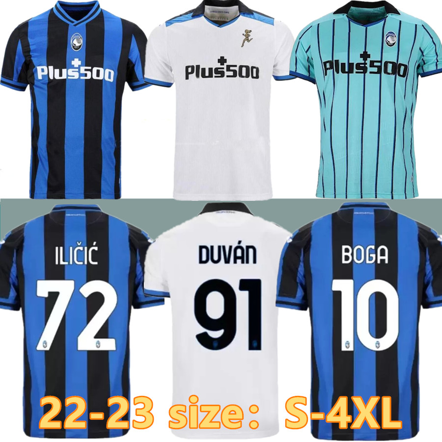 

S-4XL 22 23 Atalanta B.C. soccer jerseys Christmas DUVAN ILICIC L.MURIEL GOSENS 2022 2023 MIRANCIHUK MALINOVSKYI football shirt maglia Men Kids Kit uniform home away, 22-23 home