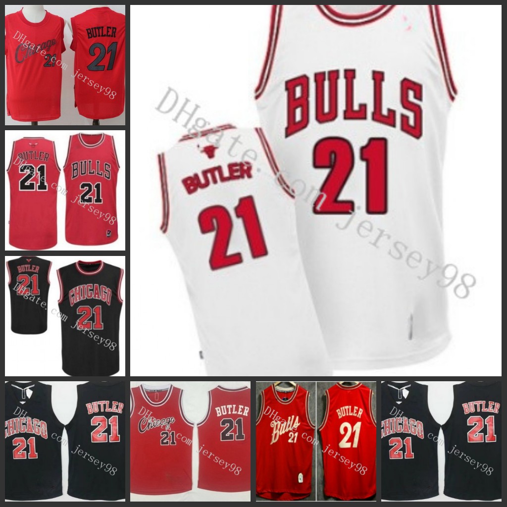 

Chicago''Bulls''MEN #21''Jimmy Butler Black Jersey